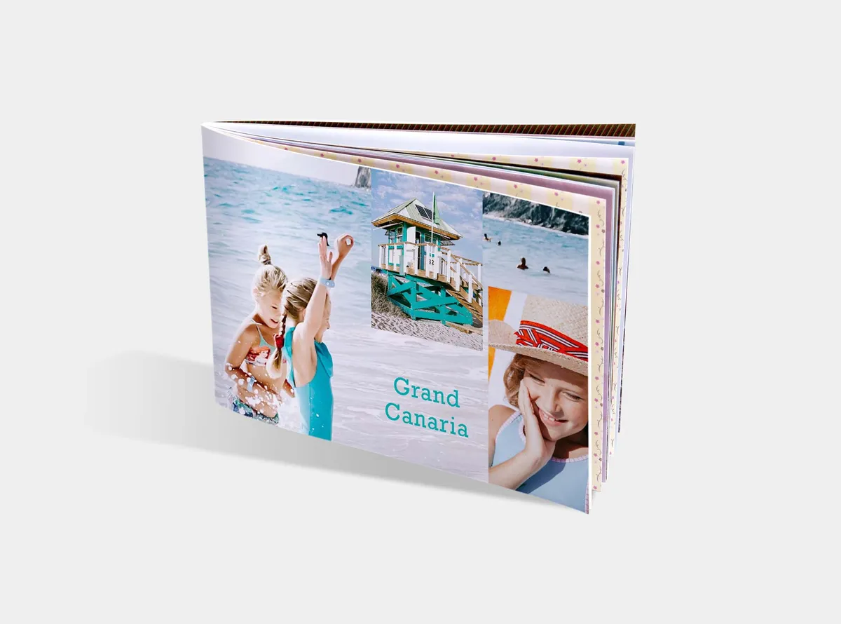 Fotoheft A6 quer mit Foto von Gran Canaria auf dem Cover