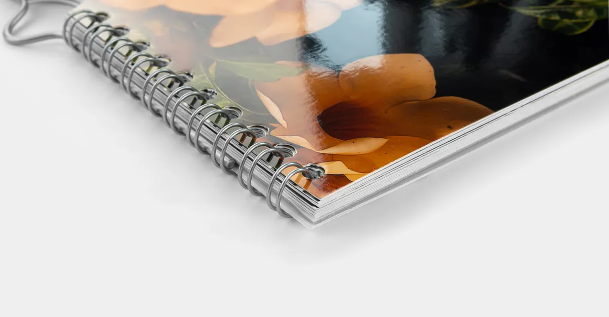 Fotokalender mit Hochglanz Papier und einer Ringhalterung