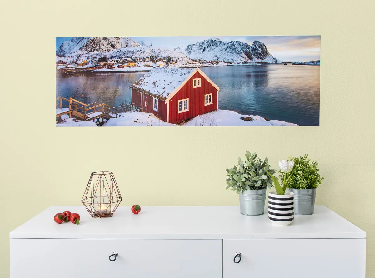 Poster von norwegischer Landschaft