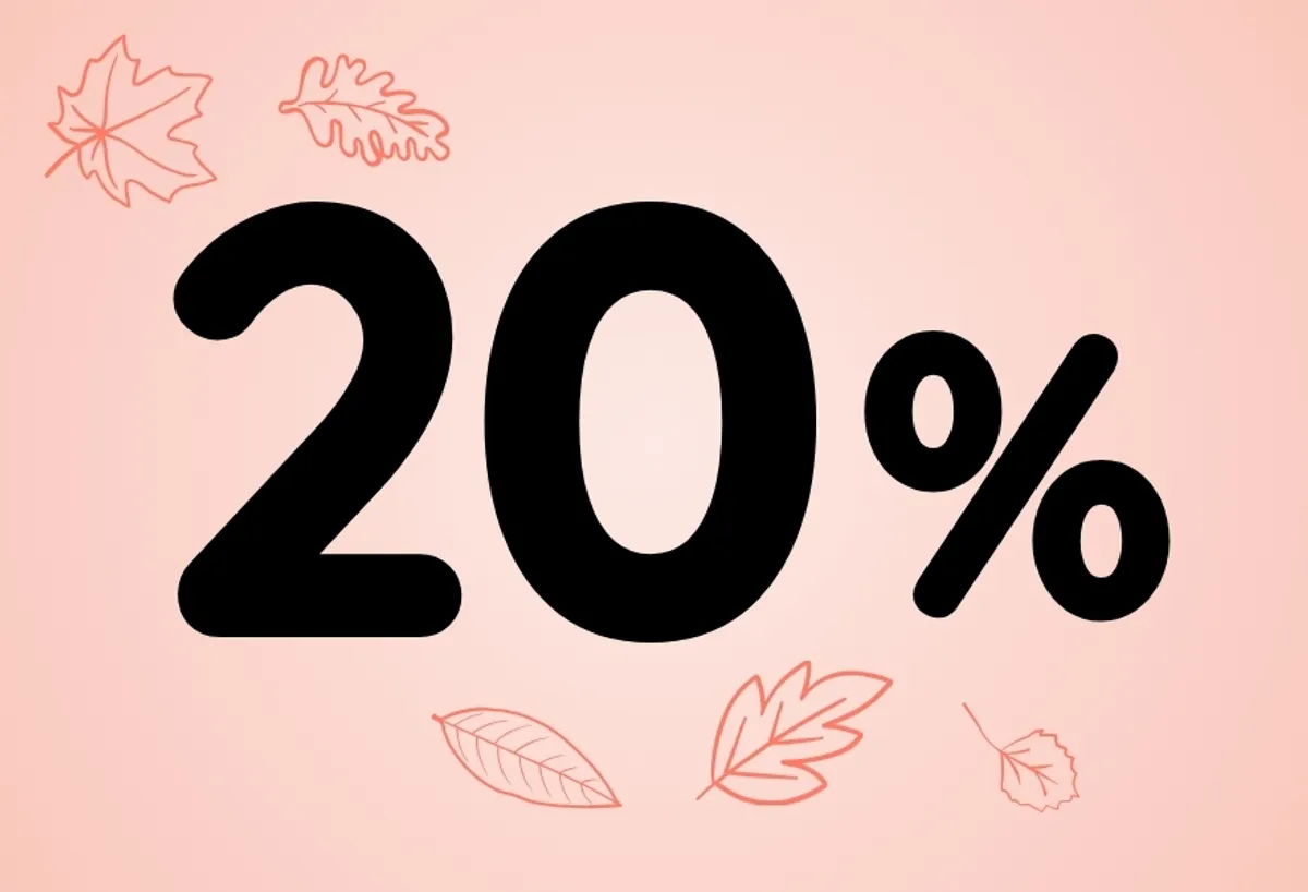 20 % fra 0 €