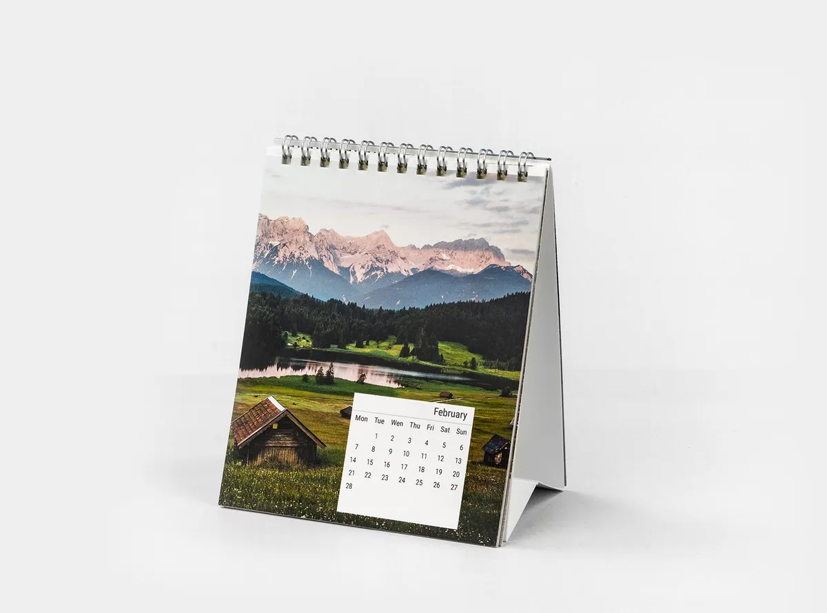 Tischkalender im kleinen Format als Geschenk, für zu Hause und im Büro
