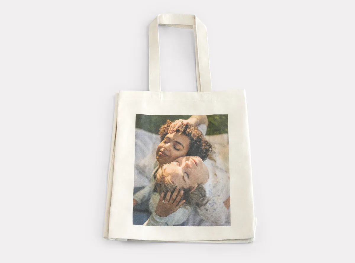 Einkaufstasche mit Foto - Kinder, Familie